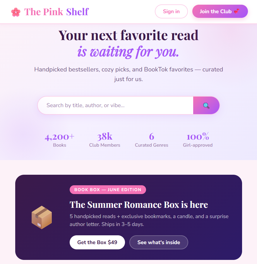 Book Store APP preview